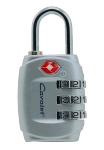 Kłódka CAVALET z zamkiem TSA, szara